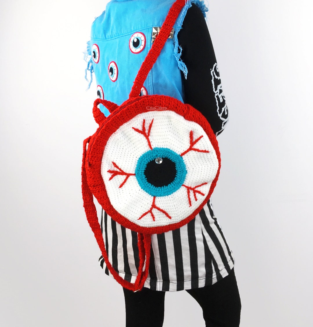 Eye See You Backpack, Spooky Eyeball Rucksack, Creepy Bag, Halloween ...