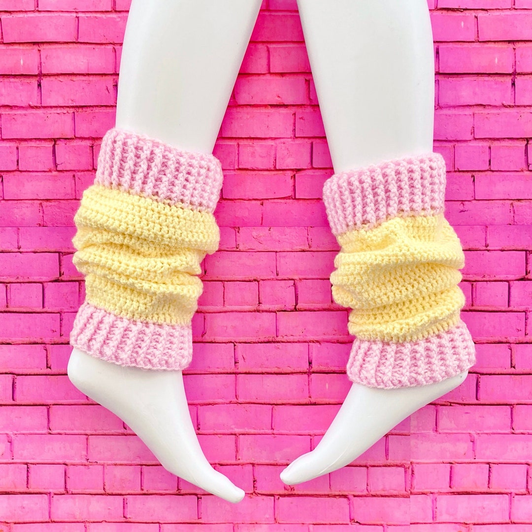 Custom Colour Leg Warmers, Knee High Crochet Leg Warmers, Womens Pastel