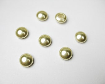 250 unidades Swarovski 5817 creme rosa cabochão de pérola de 8 mm, meia pérola de 8 mm, pérola de cúpula de 8 mm, pérola cabochão, cabine de 8 mm, cabochão de 8 mm, rosa creme