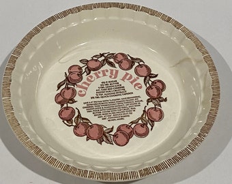 royal china jeannette pie plate