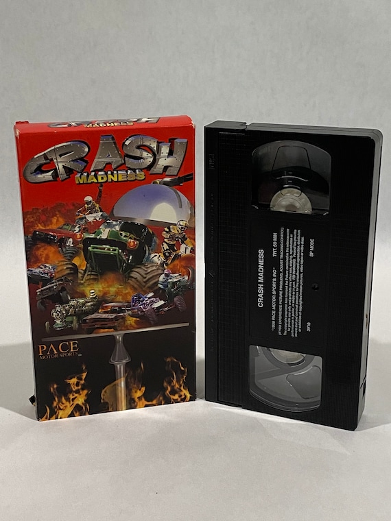 Vintage Crash Madness Pace Motor Sports VHS Movie Good Etsy UK