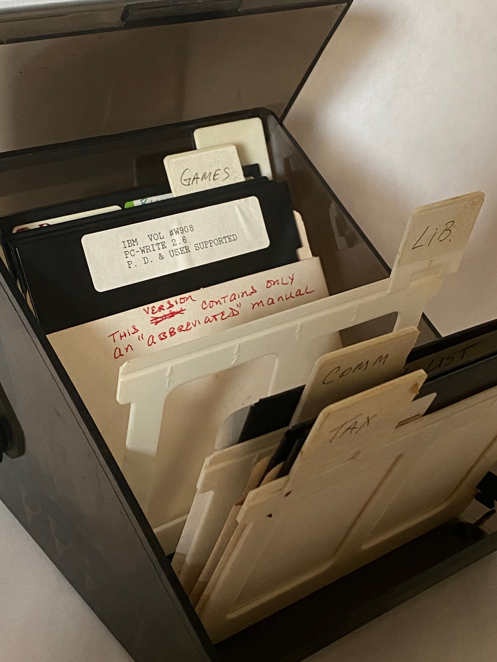 Vintage ACCO 5 1/4 Floppy Disk Organizer with Disks Etsy