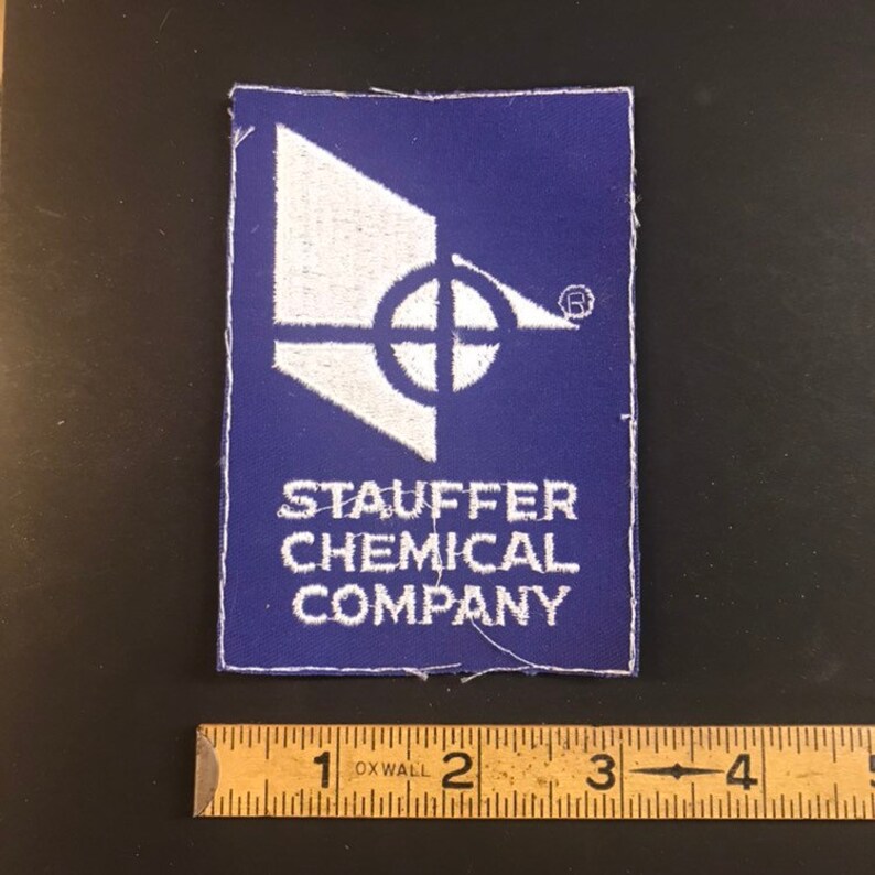 Vintage Stauffer Chemical Company Sewon Patch Etsy