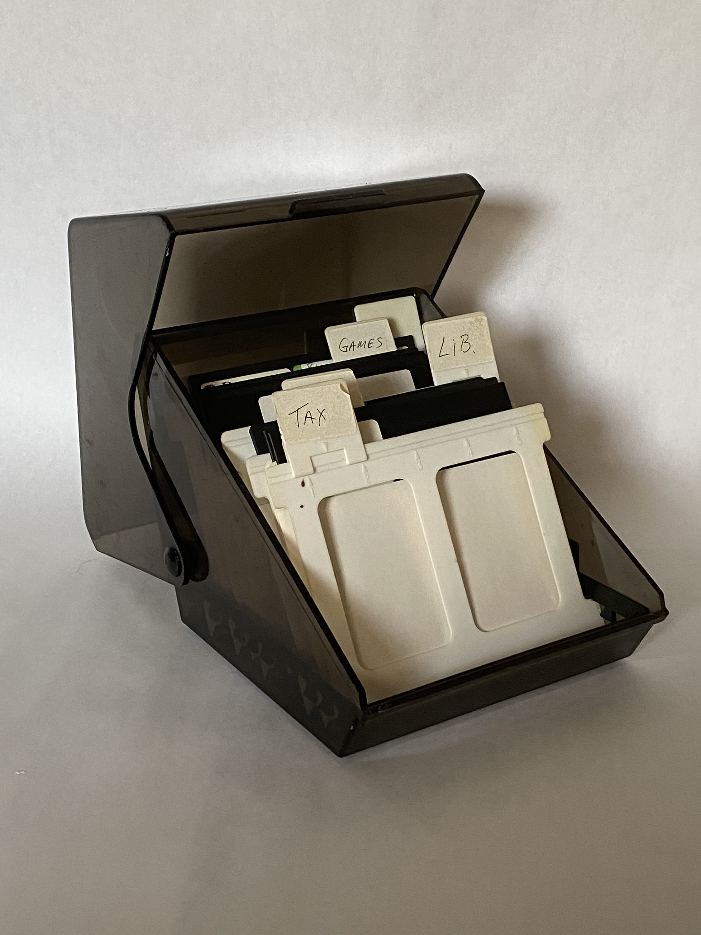 Vintage ACCO 5 1/4 Floppy Disk Organizer With Disks Etsy