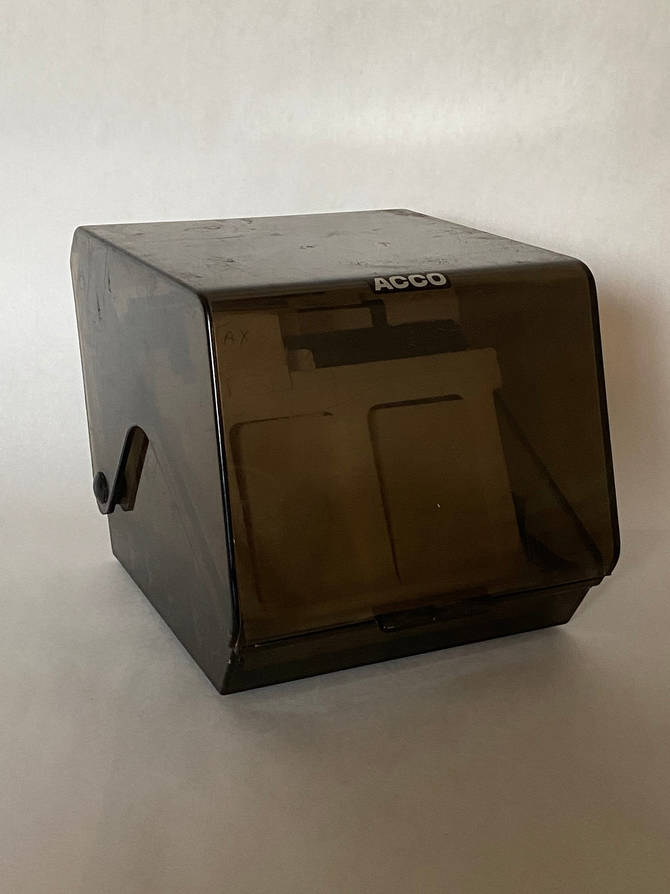 Vintage ACCO 5 1/4 Floppy Disk Organizer with Disks Etsy