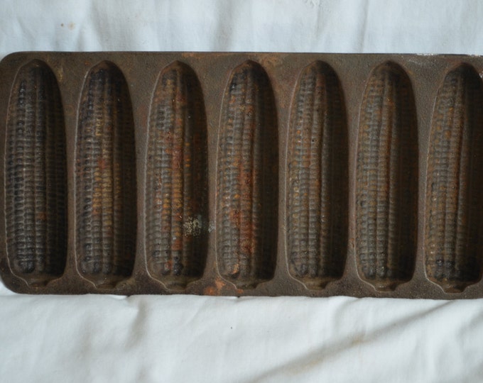 Vintage Cast Iron Corn on the Cob Corn Bread Mold Etsy