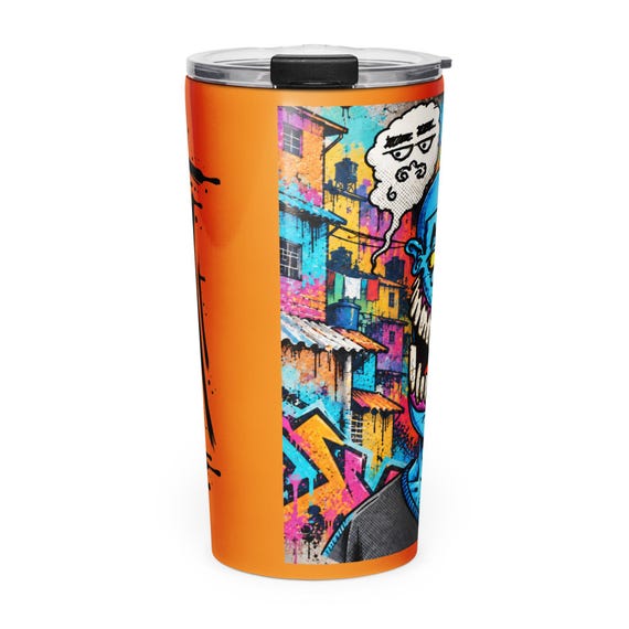 Tapered stainless steel tumbler