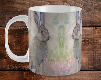 Rabbit cup | Etsy