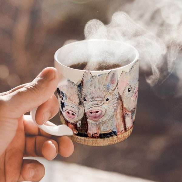 Micro Pig Mug Piglets