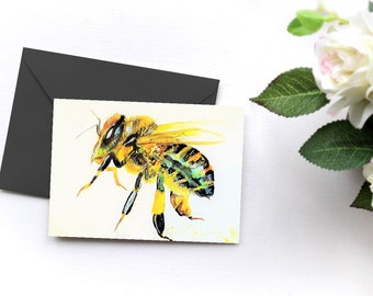 Honey Bee Card blank