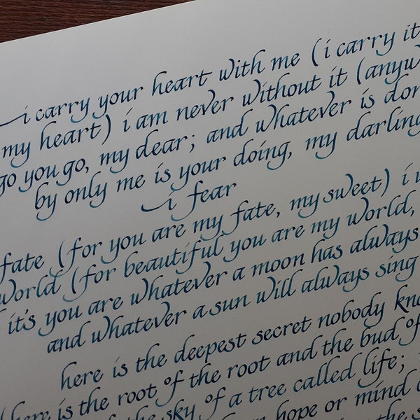 Calligraphy Service - Etsy