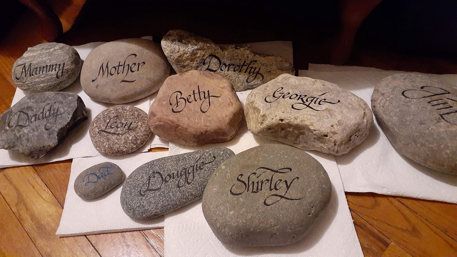 Personalized Memory Stones - Gift Stones - Garden Decoration - - Etsy