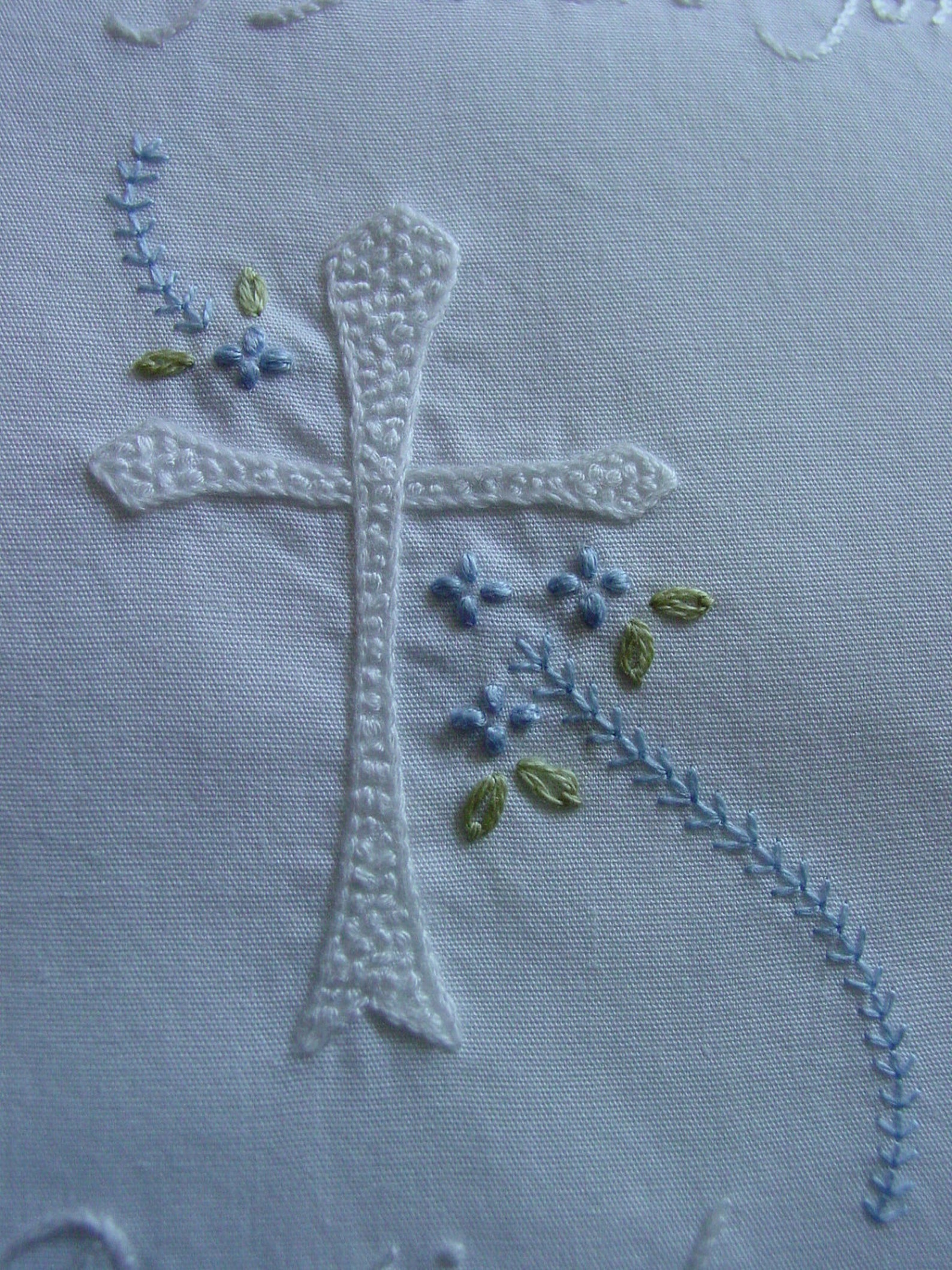 Hand Embroidered Baptism Garment Christening Gown Family Heirloom