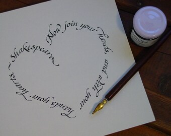 Shakespeare Quote - Lettering Art - Printable