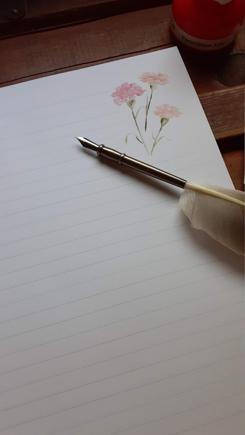 Printable Stationery Printable Letter Writing Paper Lined Etsy Canada