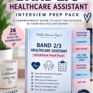 Band 2/3 Healthcare Assistant Interview Prep Pack | NHS HCA Interview Questions, Scenarios & Answer Guidance