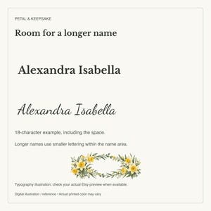 March Birth Flower Mug | Personalized Daffodil Watercolor Wrap | 11oz image 20