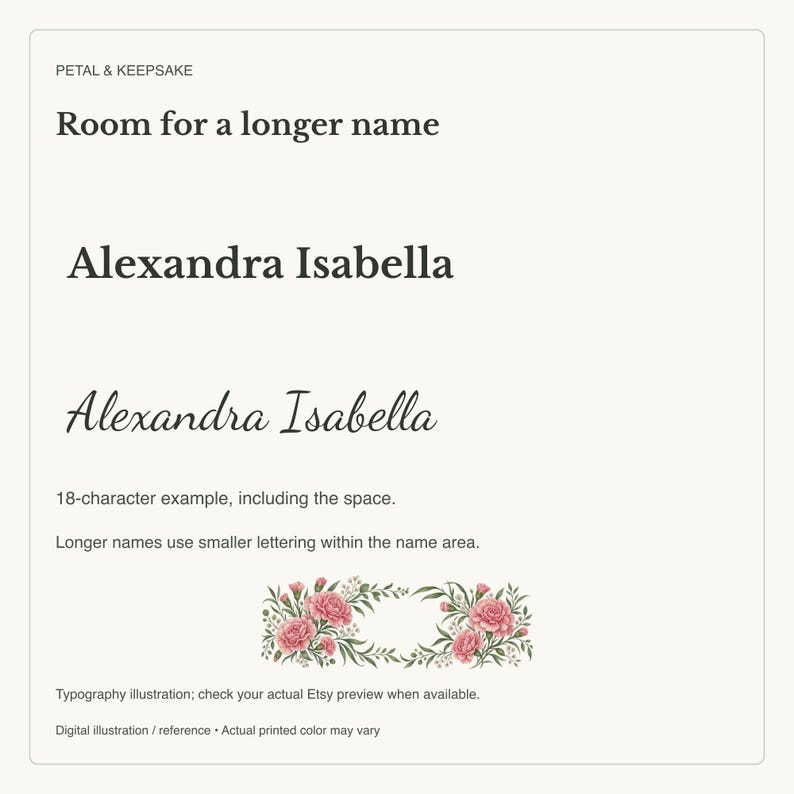 January Birth Flower Mug | Personalized Carnation Watercolor Wrap | 11oz image 20