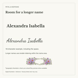 September Birth Flower Mug | Personalized Aster Watercolor Wrap | 11oz image 20
