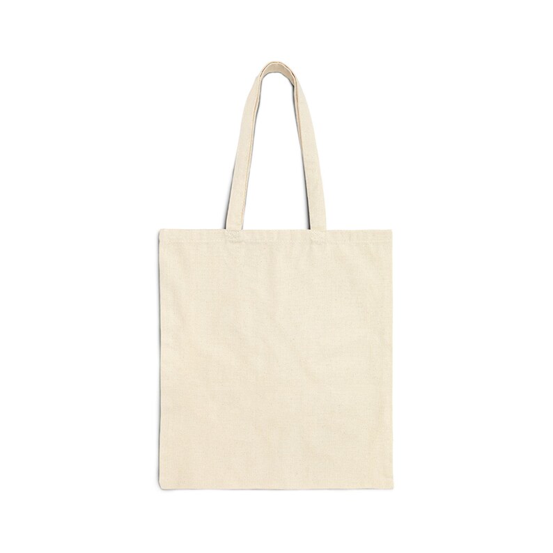 December Birth Flower Tote Bag | Watercolor Narcissus Bouquet | Natural Cotton Canvas image 2