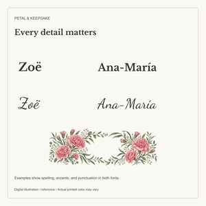 January Birth Flower Mug | Personalized Carnation Watercolor Wrap | 11oz image 19