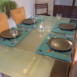 Placemats in woolfelt