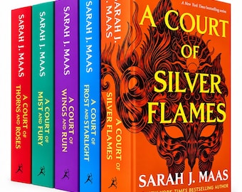 Un palais d'épines et de roses, coffret de 5 livres de Sarah J. Maas – Série de romance fantastique