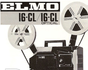 Elmo 16-CL Optical 16mm Film Projector in Excellent