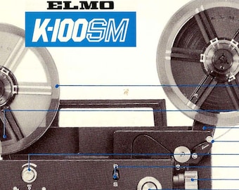 Manuel du projecteur ELMO K 100 Dual 8 mm SM - Téléchargement PDF