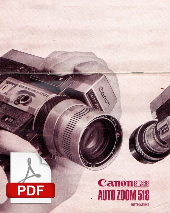 Canon Super AZ 518 Camera Manual PDF Download