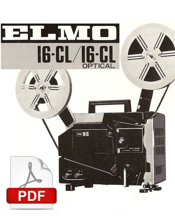 ELMO 16-CL Channel Loading 16mm Projector Manual - PDF Download - Etsy