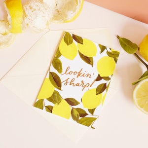 Lookin' Sharp Lemon Jubileumkaart