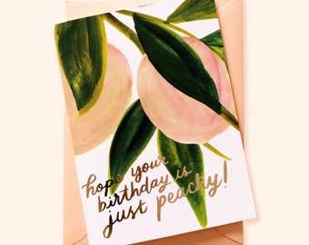 Peach Birthday - Etsy