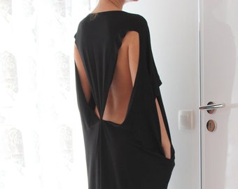Extravagantes Kleid, rückenfreies Kleid, Rückenausschnitt Kleid, Kaftan Kleid, Strandrobe Kleid, Plus Size Kleidung, Sexy Kleid, Sommer Kaftan