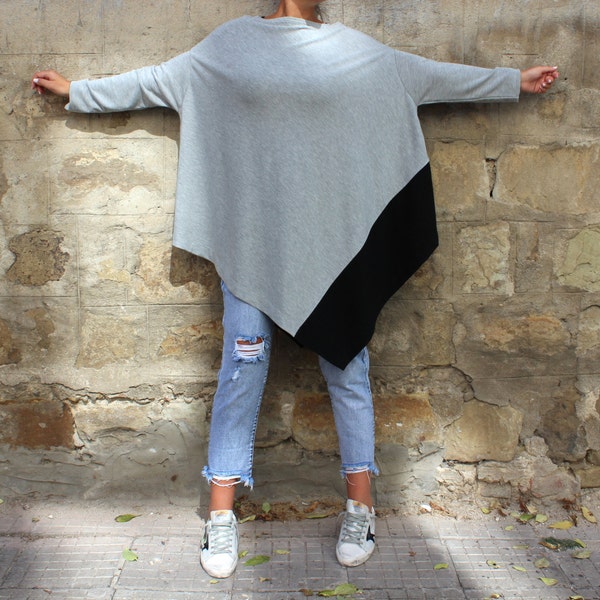 Asymmetric Oversize Tunic