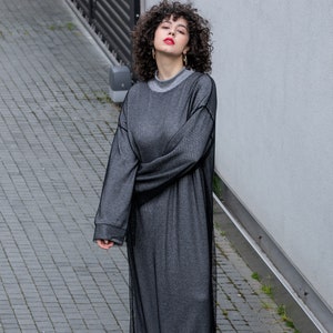 Sweater Dress, Long Sleeve Dress, Winter Dress, Maxi Dress, Black Dress, Plus Size Dress