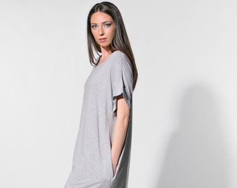 Grey Plus Size Beach Tunic, 109.325