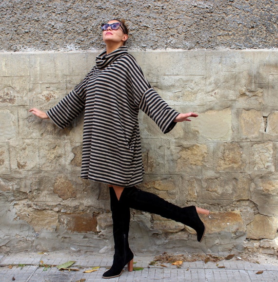 oversized maxi jumper dress