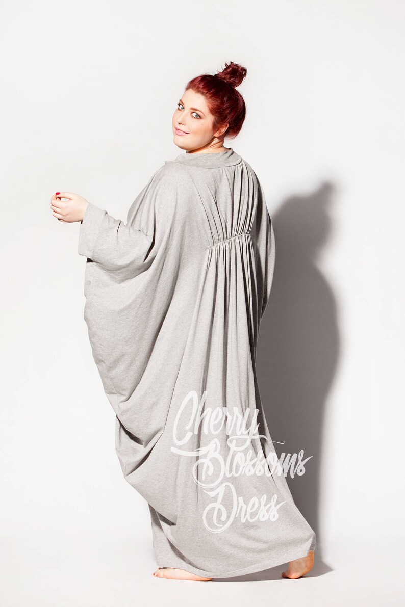 Loungewear Robe Dress Plus Size Loungewear Maxi House Dress Etsy