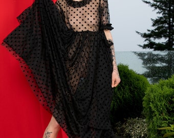 Black See Through Dress, Festival Dress, Party Dress, Black Sheer Dress,  Black Wedding Dress, Gothic Dress, Cyberpunk Dress, Avant Garde - Etsy