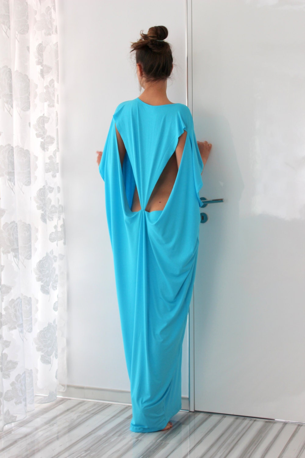 Turquoise Maxi Dress - Etsy