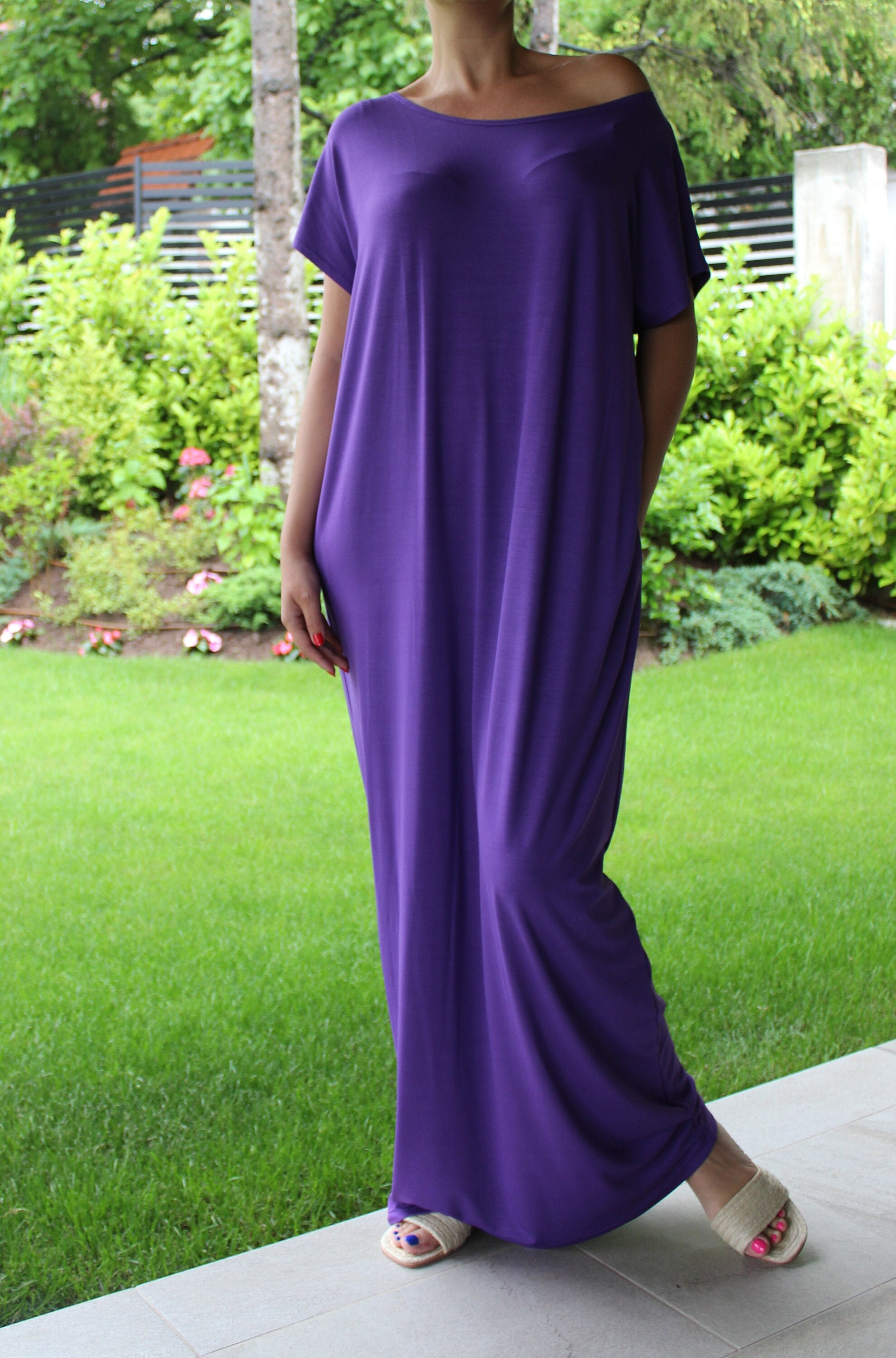 purple caftan