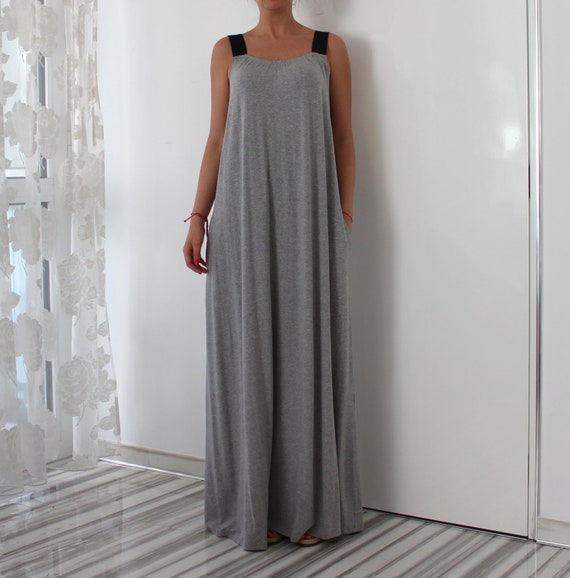 Summer Dress Wide Strap Maxi Dress in ...