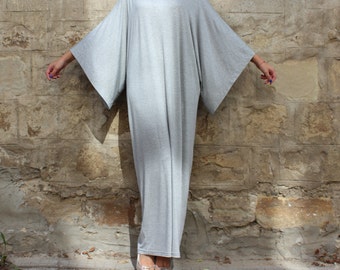 Grey Maxi Dress, Caftan, Abaya, Plus size dress, Plus size clothing, Elegant dress, Plus size maxi dress, Kaftan, Party dress, Long dress