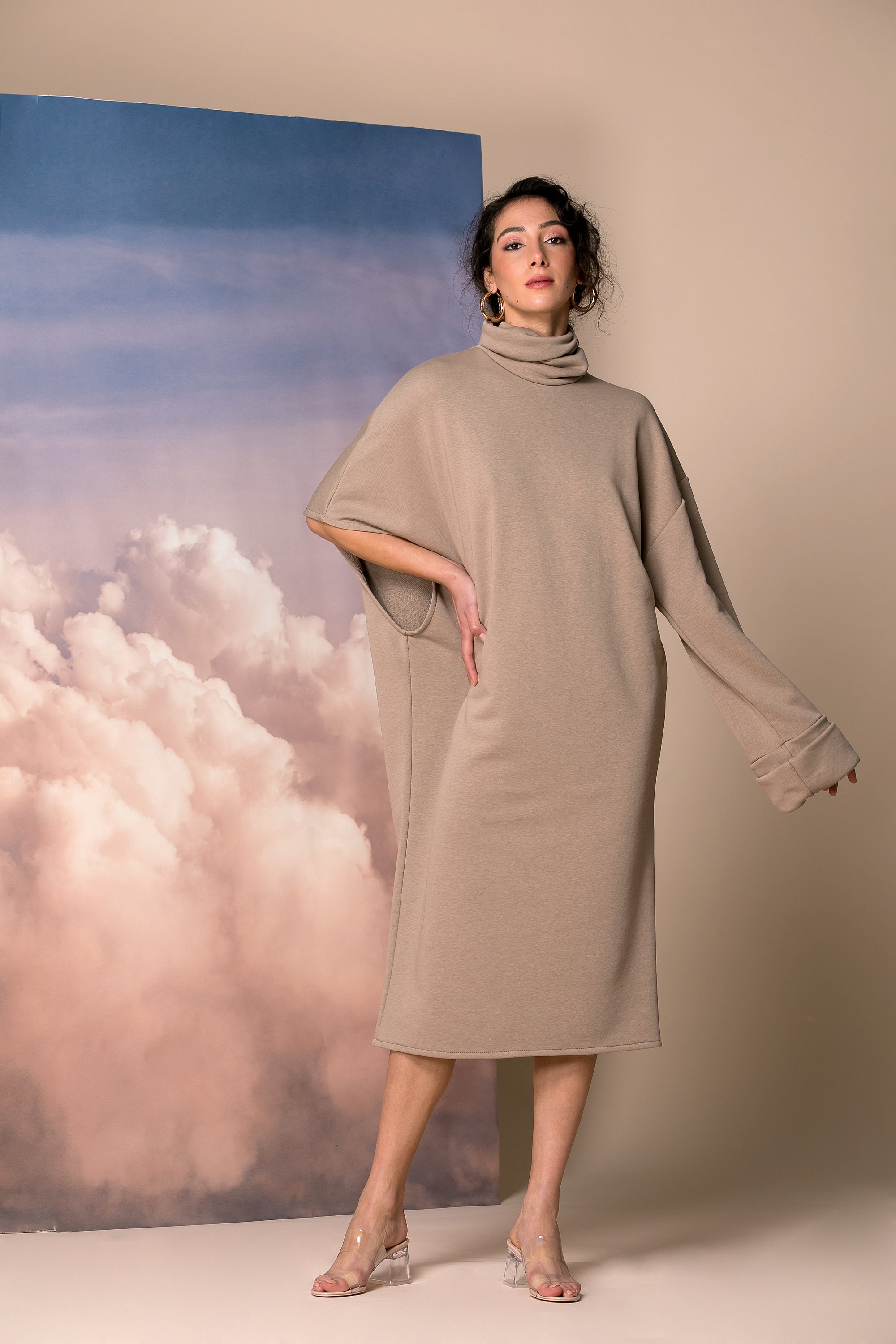 Oversized Sweater Dress Oversized Maxi 
