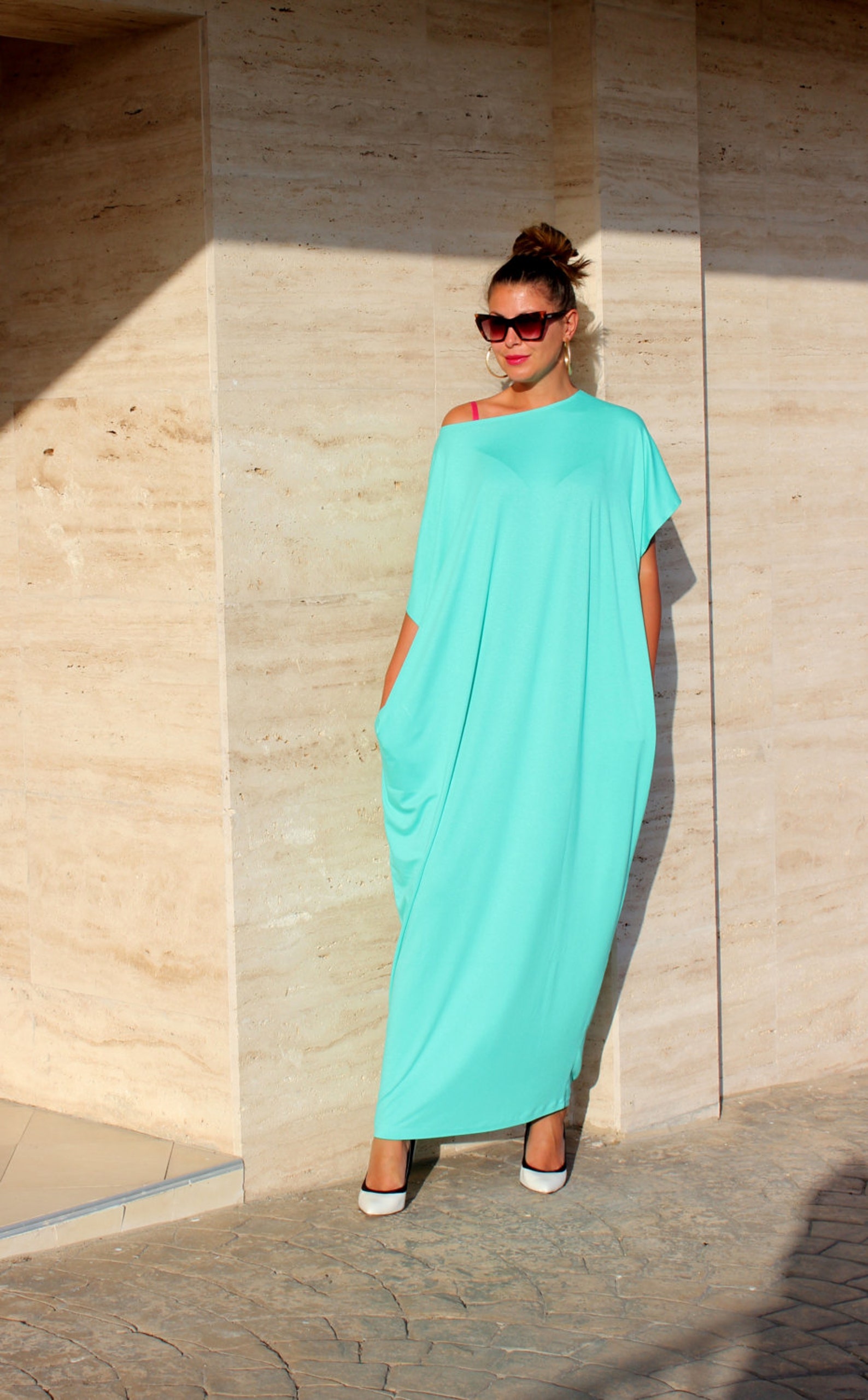 Plus Size Maxi Dress Mint Dress Plus Size Clothing Fall Etsy