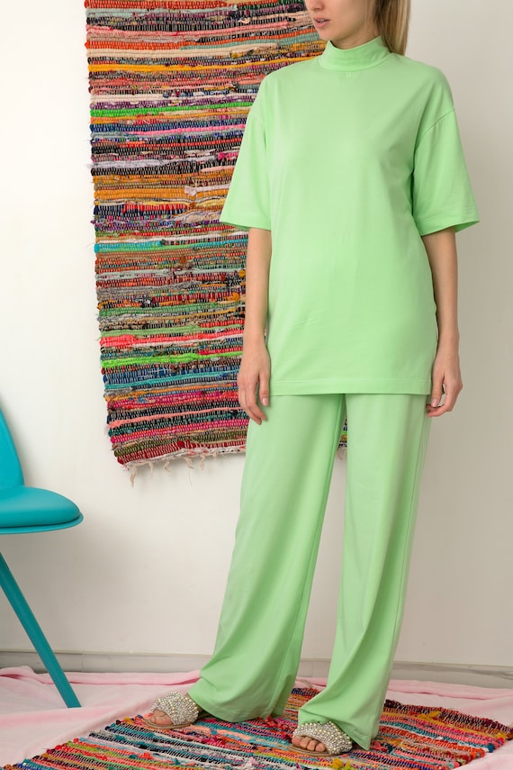Georgette Beaded Silk Tunic and Palazzo Pants | Joyce Young Collections