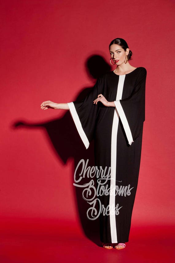 black and white choir dress