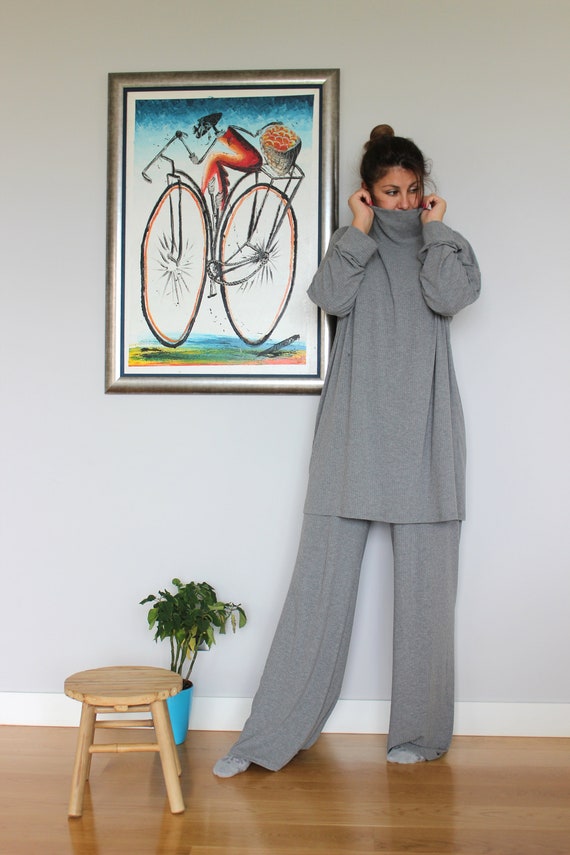 Buy Grey Loungewear Set of 2, Winter Loungewear, Home Outfit