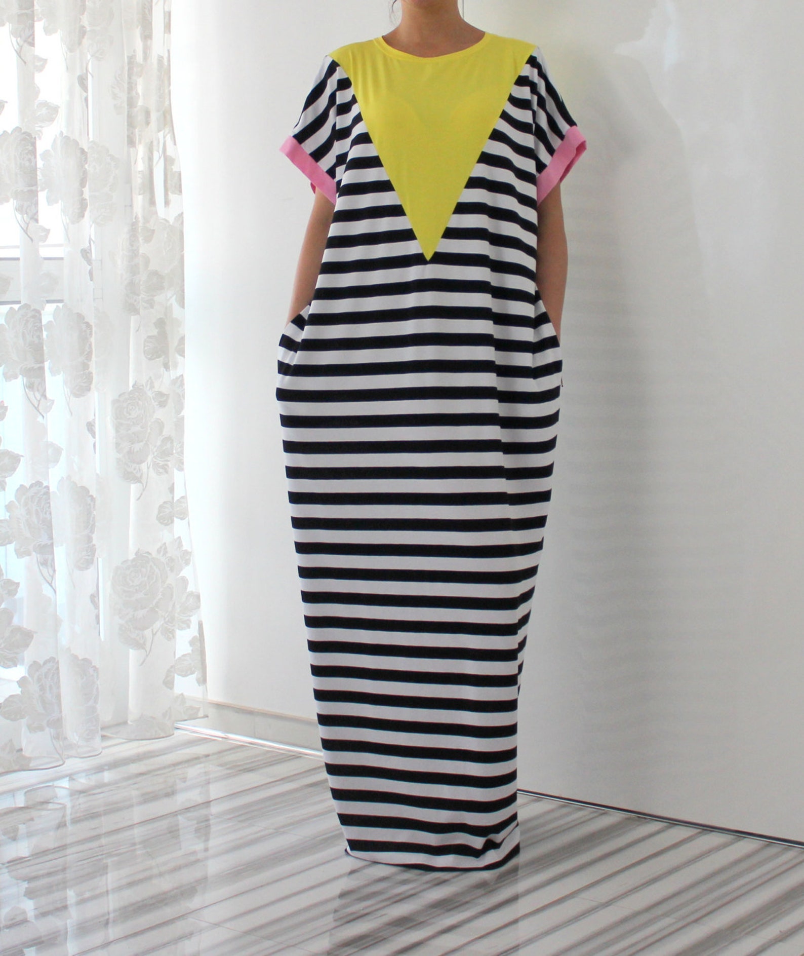 Полоска Длинный Платья фото 13